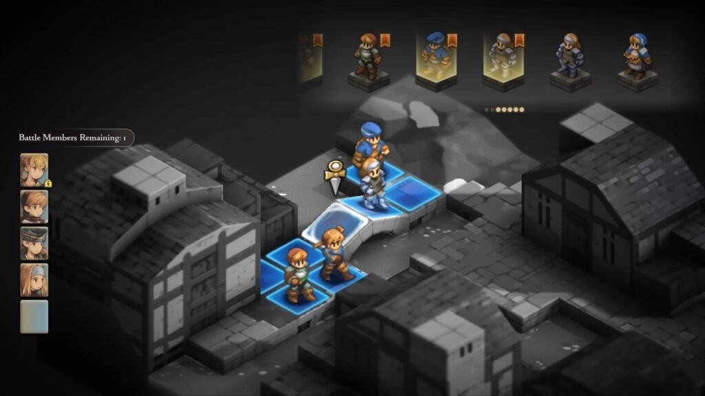 Final Fantasy Tactics The Ivalice Chronicles soldiers in a town