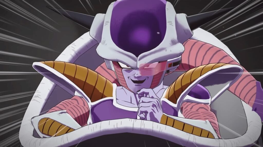 Is Dragon Ball Gekishin Squadra a MOBA? | | GamesHorizon Frieza rubbing his chin in Dragon Ball Gekishin Squadra