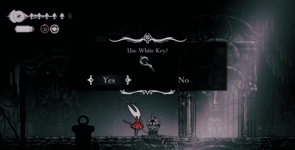 How To Get Injector Band in Hollow Knight: Silksong | Hollow Knight: Silksong | GamesHorizon Using the White Key to unlock the elevator in Hollow Knight Silksong