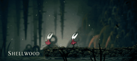 A screenshot of playing multiplayer using the SilklessCoop Mod in Hollow Knight Silksong