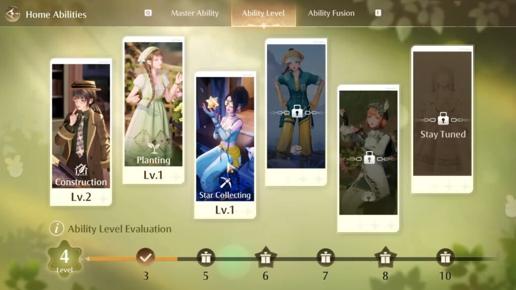 How to Get a House in Infinity Nikki | | GamesHorizon Infinity Nikki home abilities tree showing the things you can unlock