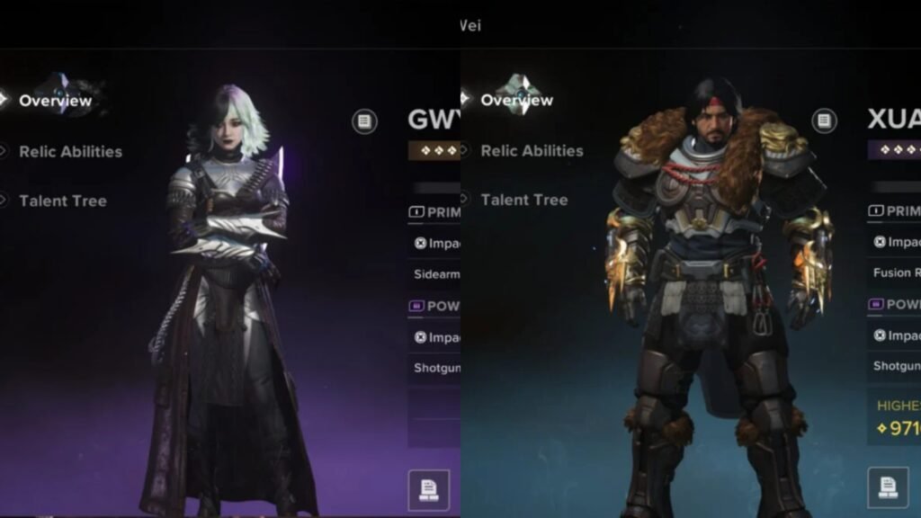 Destiny Rising Hero Tier List | Destiny Rising | GamesHorizon Gwynn and Xuan Wei from Destiny Rising