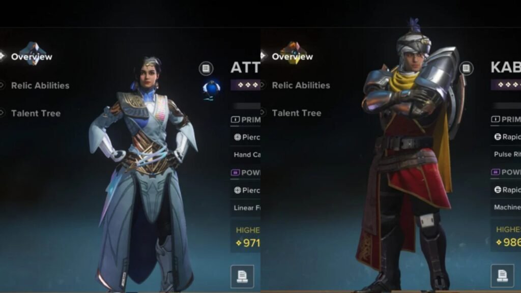 Destiny Rising Hero Tier List | Destiny Rising | GamesHorizon Kabr and Attal from Destiny Rising