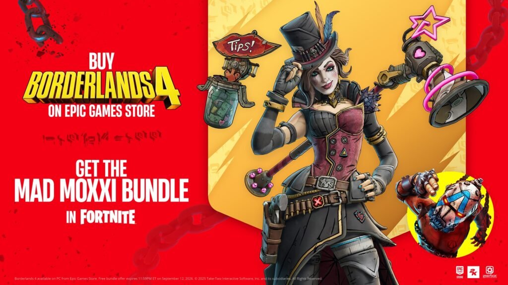 How to Get the Mad Moxxi Bundle in Fortnite for Free | | GamesHorizon The Mad Moxxi Bundle from Borderlands 4 in Fortnite with everything included