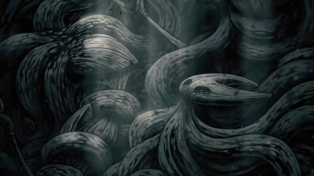 How to Get All Endings (And Explained) in Hollow Knight Silksong | | GamesHorizon The Normal ending of Hollow Knight Silksong showing the protagonist beaten