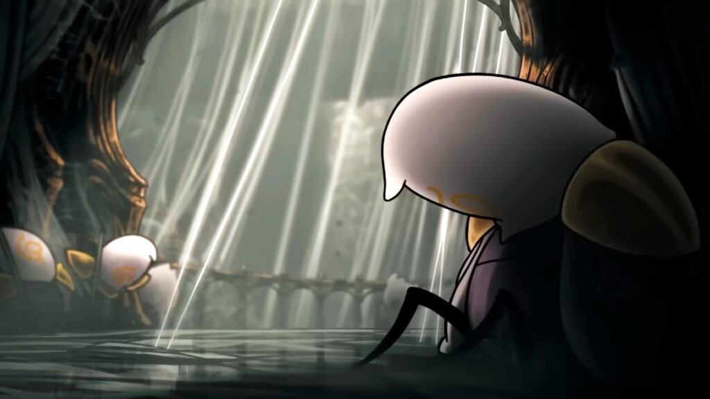 How to Get All Endings (And Explained) in Hollow Knight Silksong | | GamesHorizon The bad ending of Hollow Knight Silksong showing the people dead but covered in silk