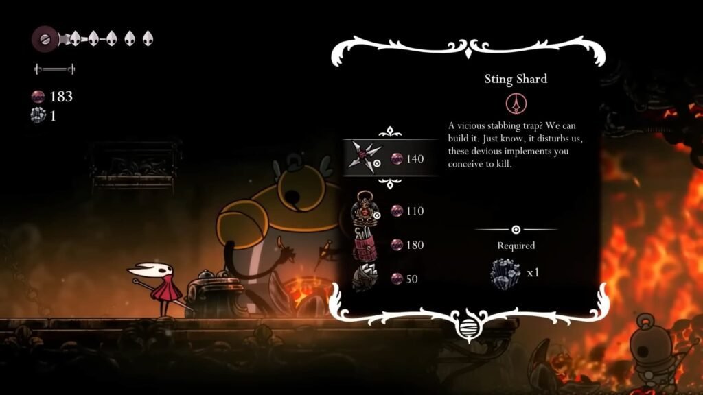 How to Unlock the Map, Quill, and Compass Hollow Knight: Silksong | | GamesHorizon The player buying some items in Hollow Knight Silksong