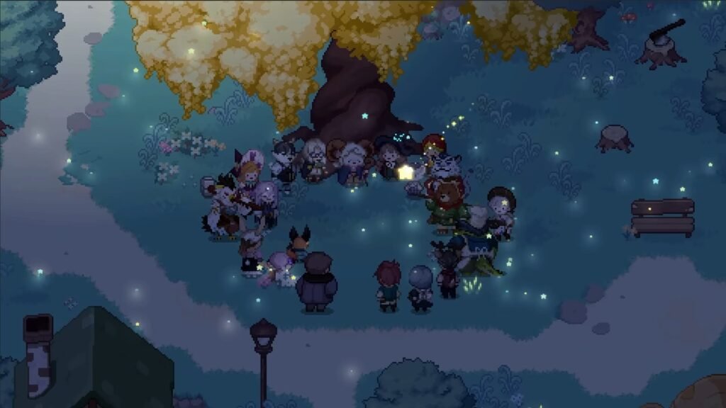 Does Little Witch In The Woods Have Romance or Friendships? | | GamesHorizon The protagonist in Little Witch in the Woods meeting with others