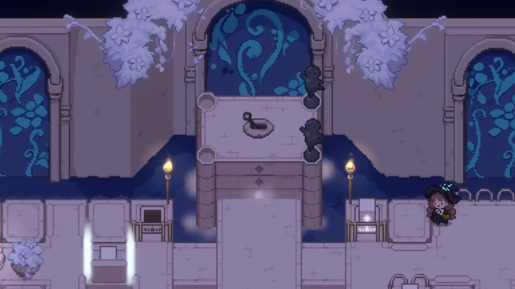Is There A Potion Permit in Little Witch in the Woods? | | GamesHorizon The protagonist in Little Witch in the Woods solving a puzzle
