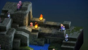 Two parties fighting in Final Fantasy Tactics The Ivalice Chronicles