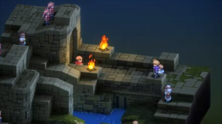 Two parties fighting in Final Fantasy Tactics The Ivalice Chronicles