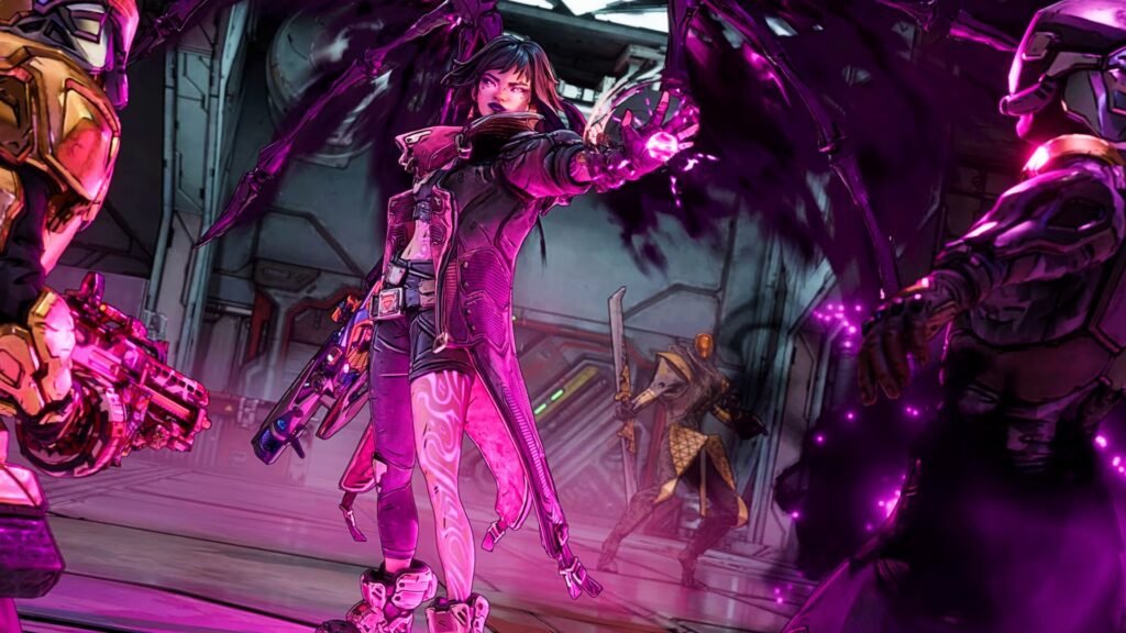 Vex the siren in borderlands 4 destroying an enemy