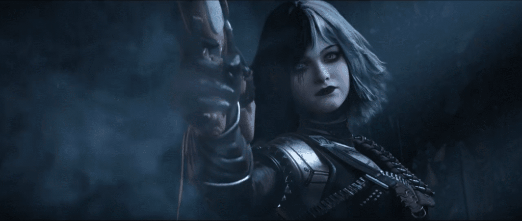 All Talent Trees in Destiny Rising | Destiny Rising | GamesHorizon Gwynn pointing her weapon in a screenshot from Destiny Rising