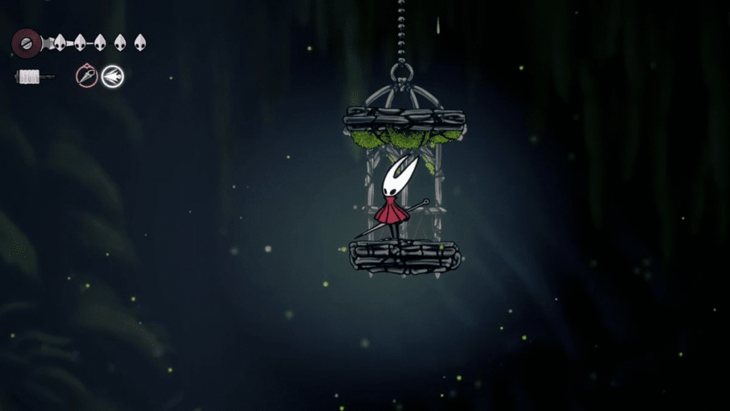 Is Silksong Harder than Hollow Knight? | | GamesHorizon Hollow Knight Silksong hornet standing on a suspended cage