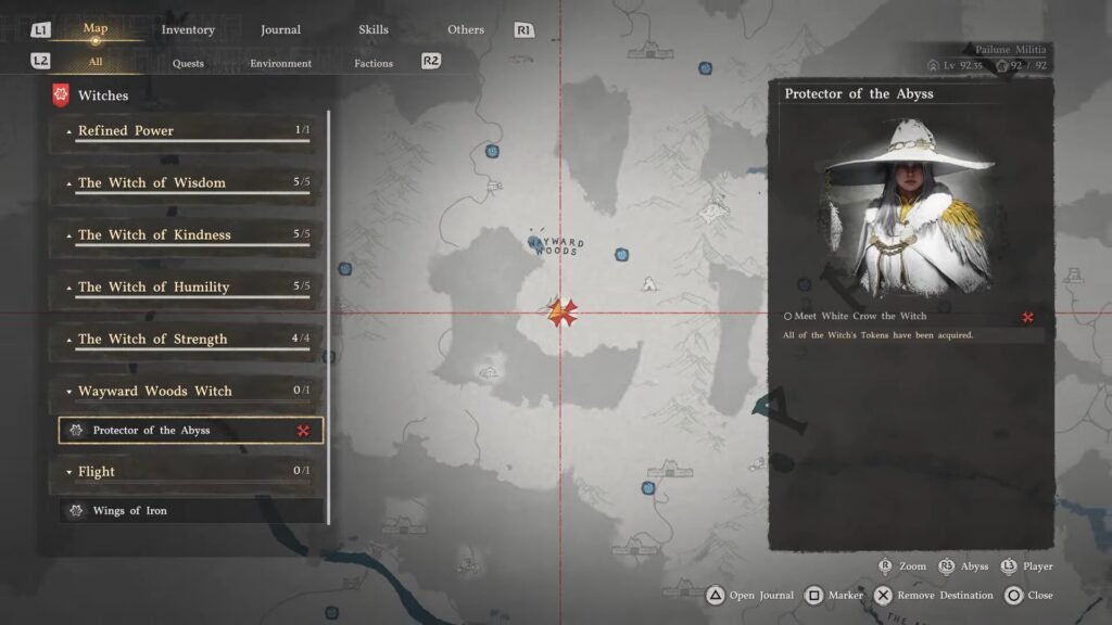 Crimson Desert White Crow the Witch Location