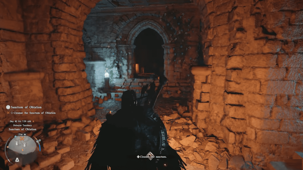 Crimson Desert Sanctum of Oblation Treasure Chest room