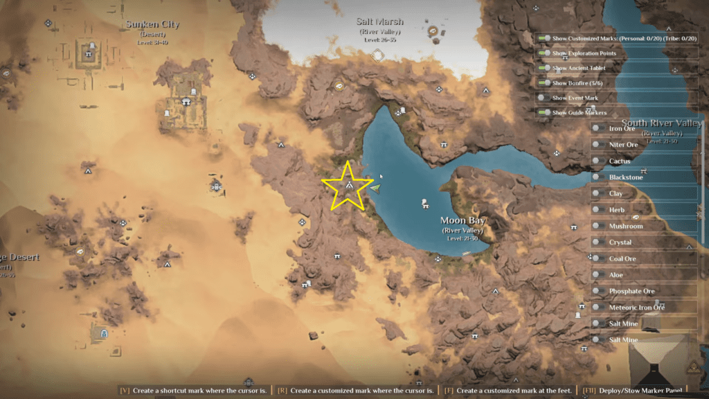 Soulmask Shifting Sands Map Moon Bay