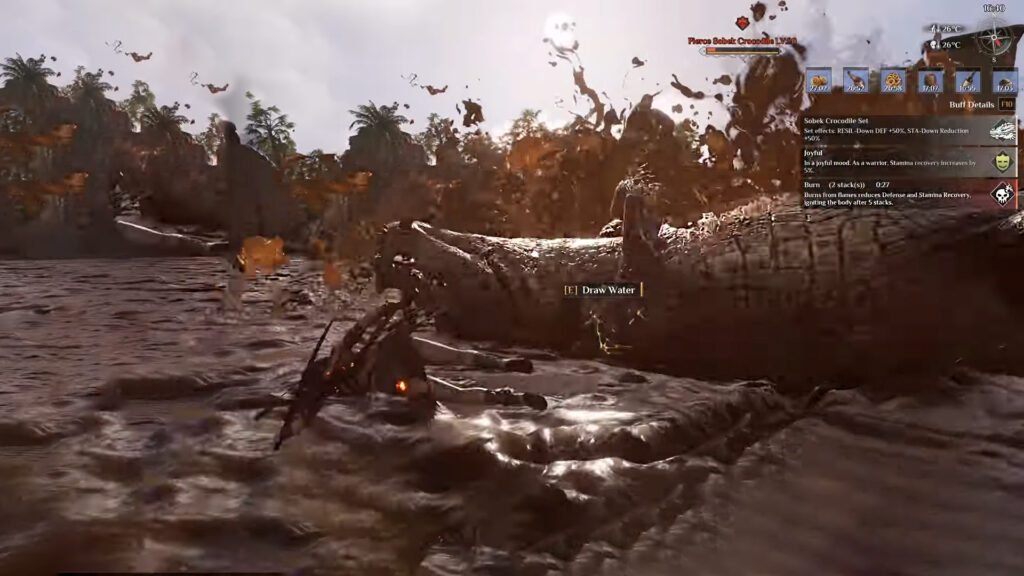 Animazione dell'attacco rotolante di Sobek della Maschera dell'Anima