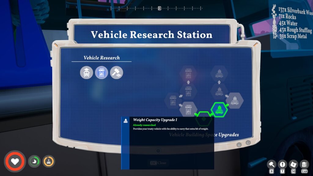 Outbound Vehicle Upgrade Space
