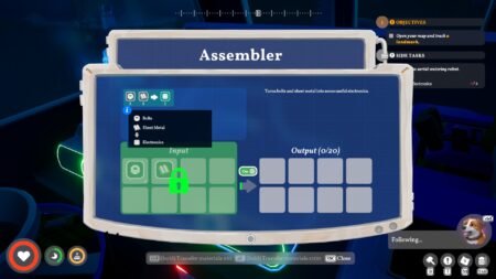 Outbound Ellectronics Crafting Menu