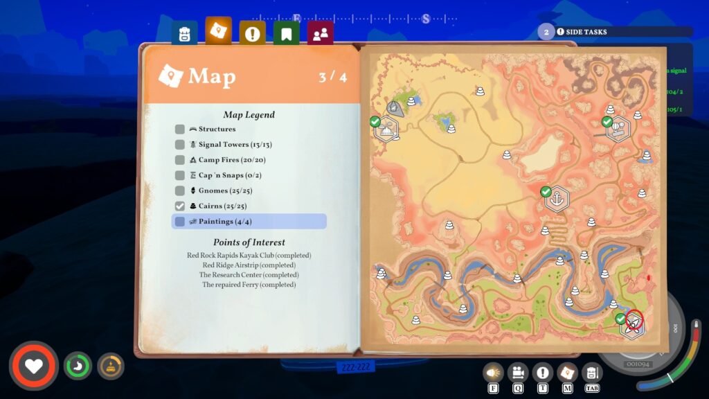 Outbound Chapter 3 – All Collectibles | | GamesHorizon Outbound Chatper 3 Cairns Locations on Map