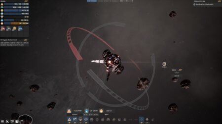 Starminer Ship Pointing at Destination