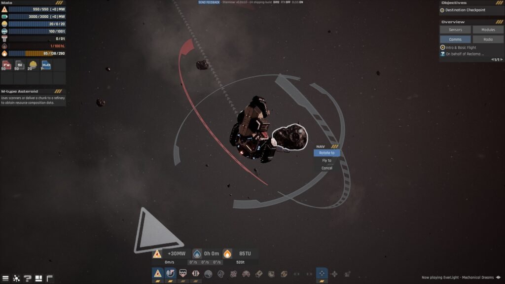 Starminer Destnatio on Astroid