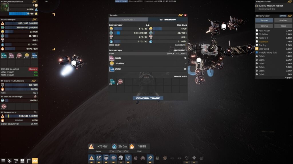 Starminer Trading Option
