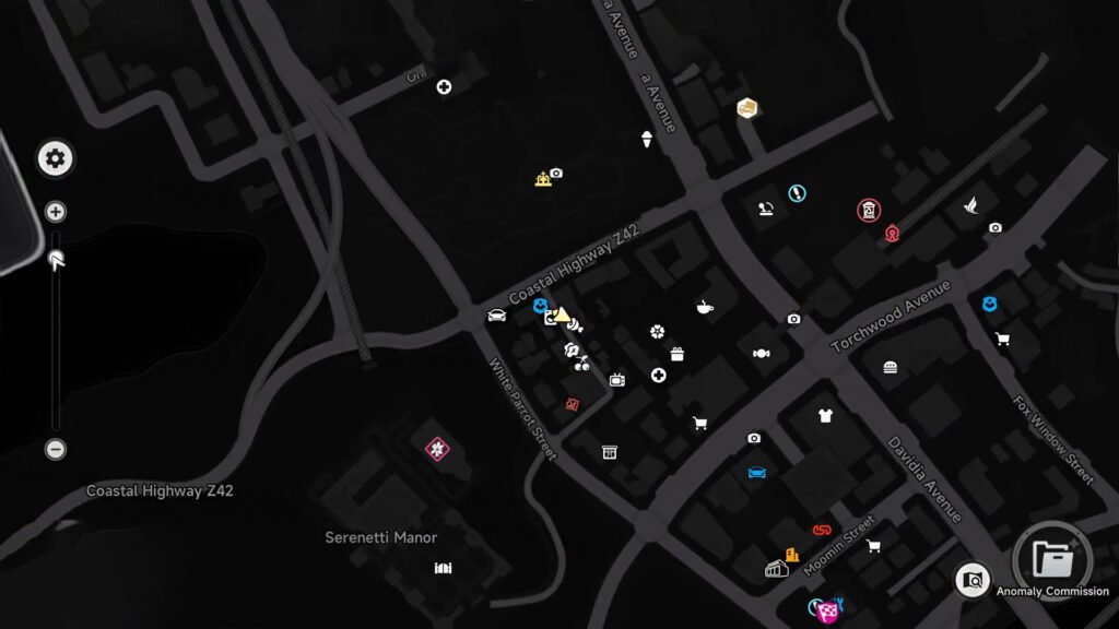 NTE Bridge Crossing map for Rainy Night Tale Quest