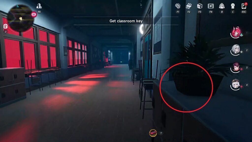 NTE First Key Location
