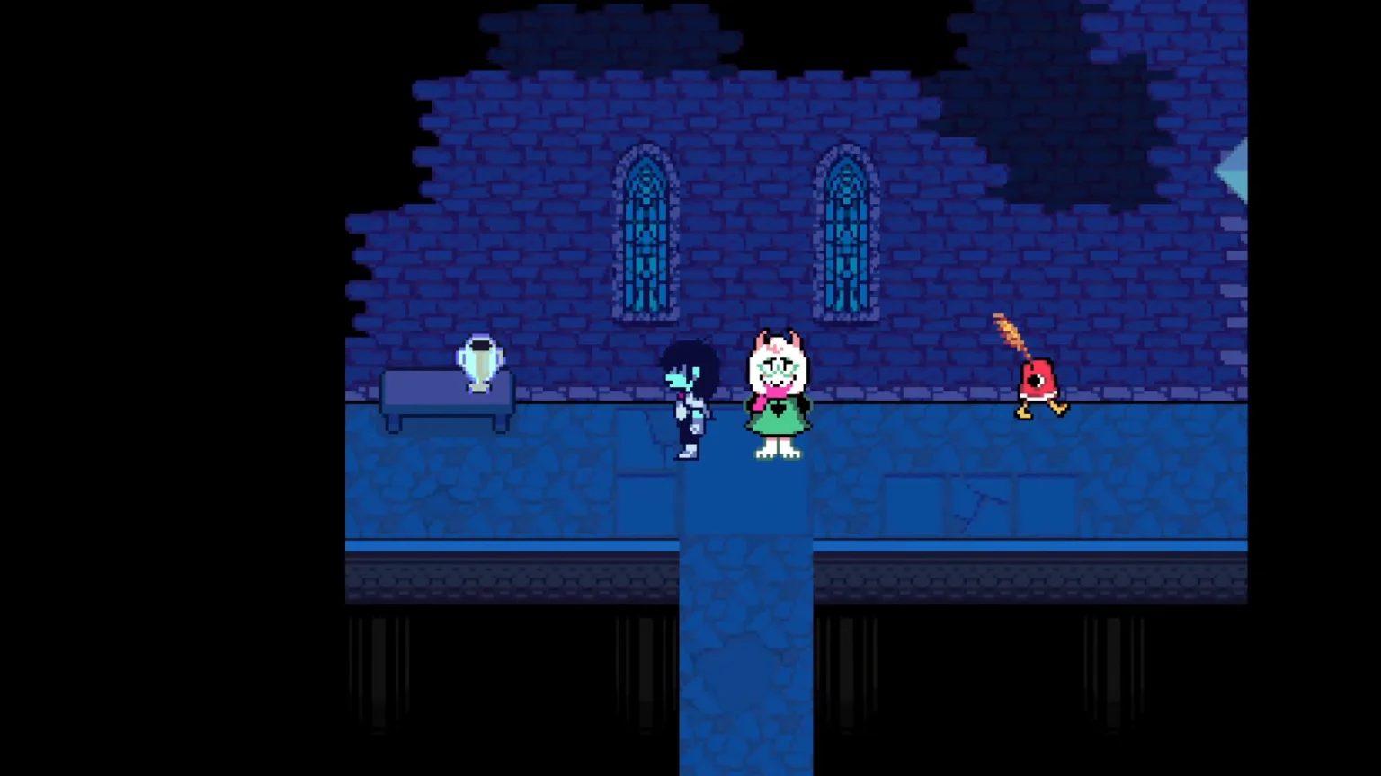Deltarune Chapter 5 Climbing Challenge Feature Image Trophy Winning