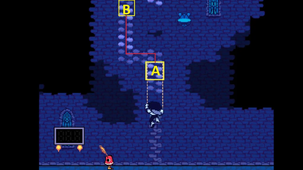 Deltarune Chapter 5 Climbing Challenge First Section