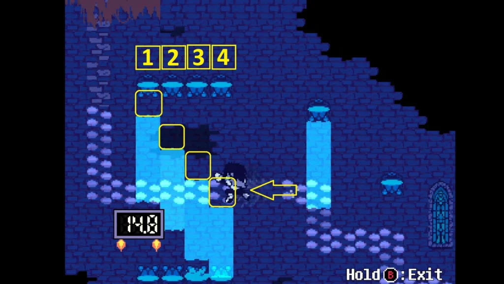 Deltarune Chapter 5 Climbing Challenge Waterfall Final Section