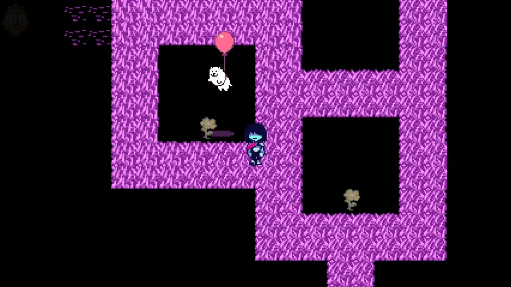 Deltarune Chapter 5 Floating Dog Puzzle Section