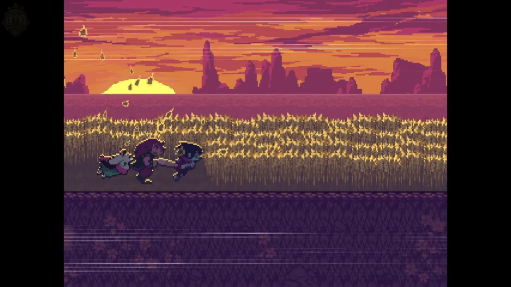 Deltarune Chapter 5 Grass Clearing Outside