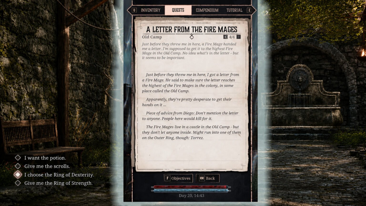 Gothic 1 Remake A Letter form Mage Quest Featuer Image