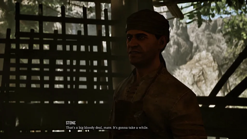 Gothic 1 Stone At Blacksmithing Swamp Camp