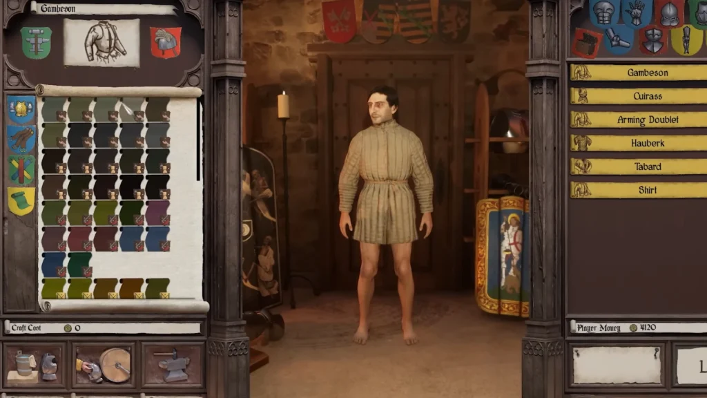 Half Sword Color option for armor