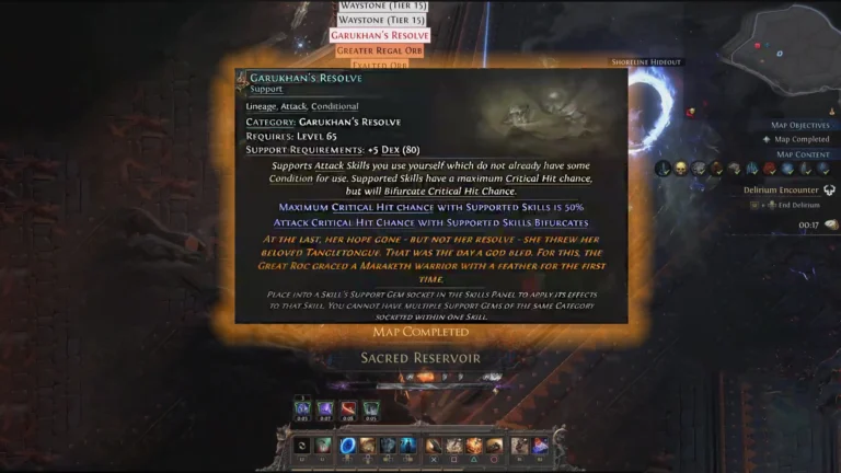 Path of Exile 2 Garukhan's Resolve Skill Gem Feature Image