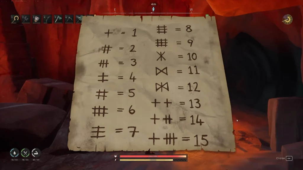 RuneScape Dragon WIlds Kothaar Numbering Paper