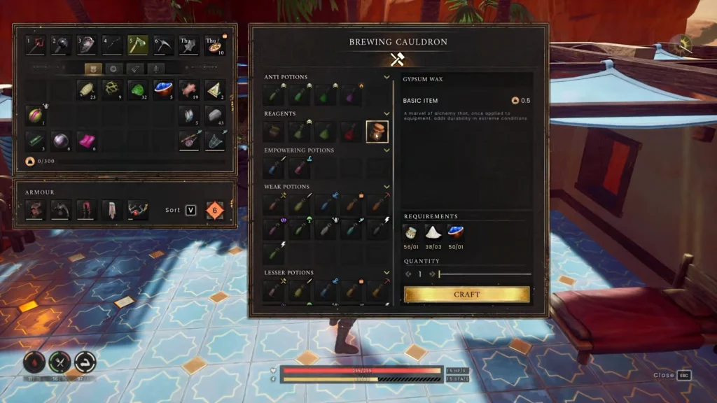 RuneScape Dragon Wilds Gypsum Wax Crafting