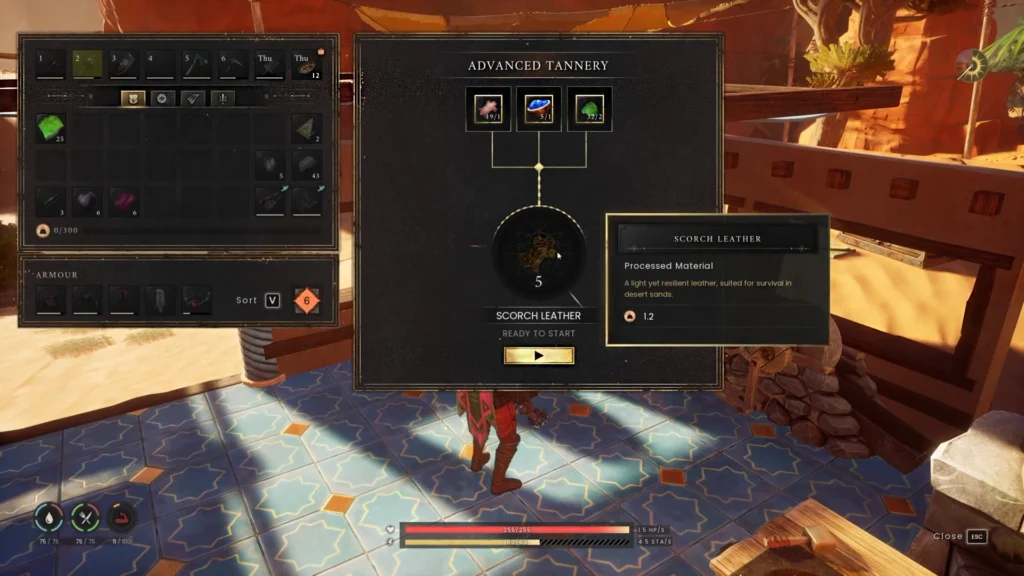 RuneScape Dragon Wilds Scorch Leather Crafting
