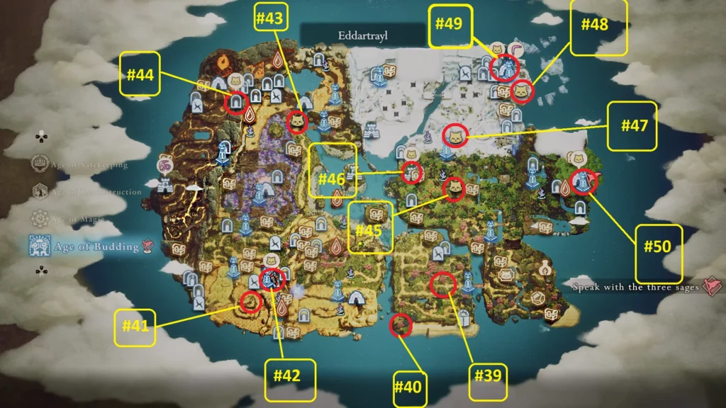 The Adventures of Elliot All Cats in Age of Budding Map