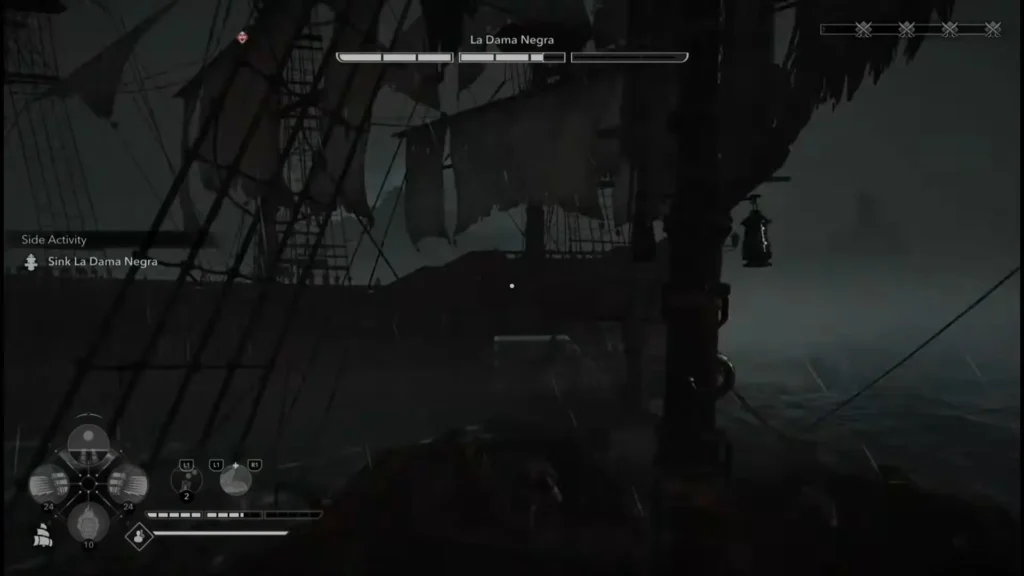 AC Black Flag Resynced - La Dama Negra Legendary Ship Location