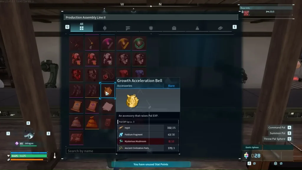 15 Best Palworld Accessories - Updated for 1.0 | Palworld 1.0,Best Accessories | GamesHorizon Palworld 1.0 Best Accessories Growth Acceleration Bell