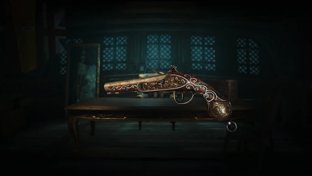 Assassin's Creed Black Flag Resynced Pistol View Close Look