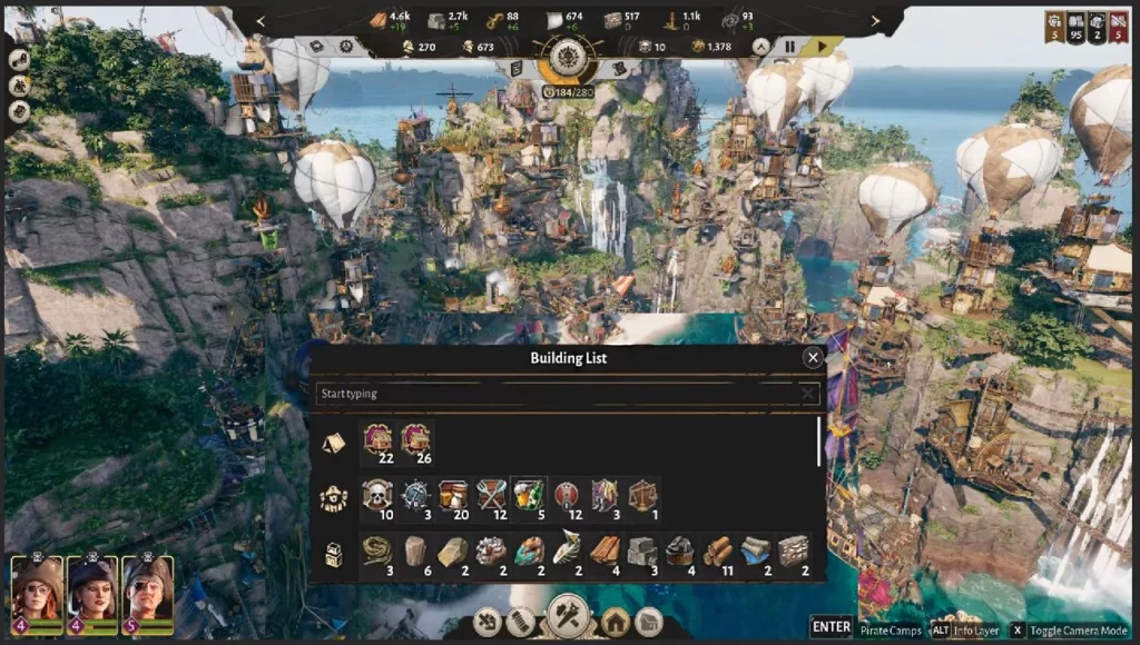 Corsair Cove - A Beginner's Guide with Tips & Tricks | | GamesHorizon Corsair Cove Building List