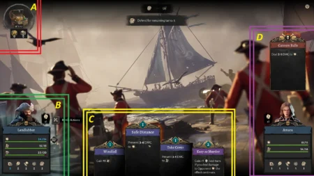 Corsair Cove Neval Battle Preview Screen