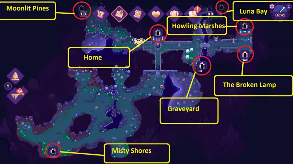 Moonlight Peaks: How to Get into the Catacombs | | GamesHorizon Moonlight Peaks Twilight Catacomb Passage Location Details