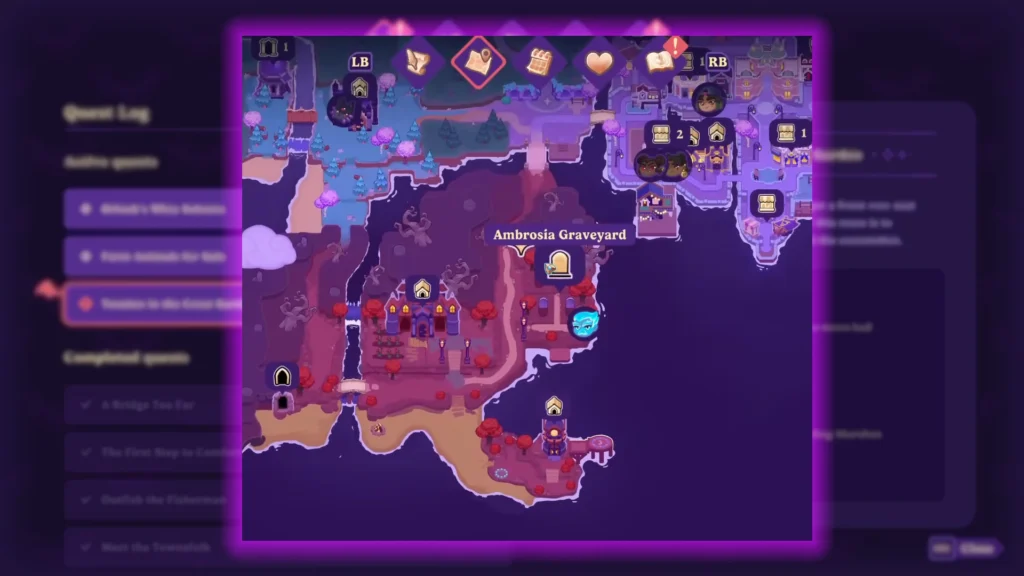 Moonlight Peaks - How to Find & Romance Death | | GamesHorizon Moonlight Peaks Way to AMbrosia Graveyard Misty Shores